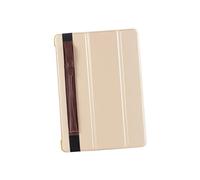 SEWACC Leather Capacitive Stylus Pen Cover with Elastic Belt Clip Protective Pencil Holder Case for Pencil Coffee Color Scratch Resistant Travel Accessory for Touch Screens