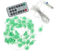 SEWACC LED Tortoise Light String 40 LEDs Acrylic USB Powered Decorative Hanging Light String with Nordic Style for Home Room Party Festival Wedding Decoration