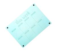 SEWACC Magnetic Acrylic Dry Erase Board with Pen Erasable Weekly Planner Board for Home Office School Frameless Magnetic Planner for to-do Lists and Reminders