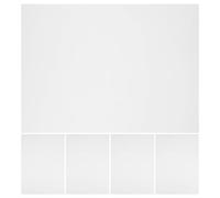 SEWACC Magnetic Photo Printing Paper Sheets and Soft Rubber Material with Magnetic Backing 5pcs A4 Easy Cutting for Inkjet Printers for School Materials and Visual Project Management