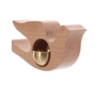 SEWACC Magnetic Wooden Door Chime with Bell Easy Setup Shopkeeper Entry Bell for Store and Home Entrance Hanging Doorbell with Clear Visitor Alert Retro Design
