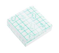 SEWACC Makeup Mixing Palette Disposable Hand Palettes 100Pcs 7X7Cm for Nail Art and Cosmetic Foundation Mixing Random Color