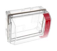 SEWACC Manual Fire Button Protector Cover Full Coverage Alarm Button Shield for Damage Prevention and Accidental Activation Protection Easy Installation for Fire Call Point Safety