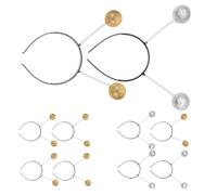 SEWACC Martian Party Headband with Shimmering Foam Balls and Metallic | Flexible Springlock Structure, Mix-and-match Accessory, Suitable for School Teachers and Young at Parties