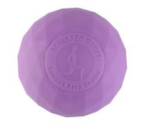SEWACC Massage Ball Silicone Anti-Burst Yoga Ball Pink Elastic for Stress Relief and Muscle Massage, Balancing Stability Trainer Random Color