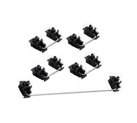 SEWACC Mechanical Keyboard Stabilizers 6.25u and 2u Abs Plate Mounted Satellite Keys Stable Characteristics and High Performance for Backspace and Enter Key Replacement