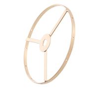 SEWACC Metal Lamp Shade Drum Ring 13cm Diameter Round Iron Frame Provides Stability and Safety for DIY Lampshade Making and Interior Decoration