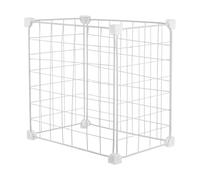 SEWACC Metal Wire Freezer Organizer Basket 32X32X21.5Cm Hanging Divider Storage Rack for Chest and Deep Freezers, Refrigerator Mesh Basket for Food Sorting and Storage