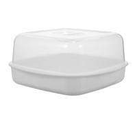 SEWACC Microwave Steamer Tray 9 Inch Foldable PP Vegetable and Meat Steamer for Cooking and Refrigeration Use