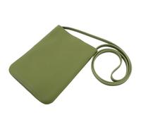 SEWACC Mini Phone Crossbody Bag with Button Design, PU Lightweight | Women, Daily Essentials Storage, Reusable Travel Shoulder Style, Simple Solid Colour