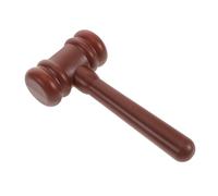 SEWACC Mini Plastic Judge Gavel Hammer Ergonomic Safe Roleplay Courtroom Prop for Confidence Building Justice Costume Accessory for Halloween Party