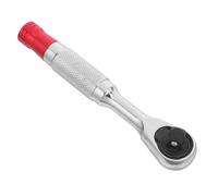 SEWACC Mini Ratchet Wrench with Extendable Handle and Double-Head Hex Socket Bit, Suspension Fork Cap Spanner for Bicycle and Car Maintenance, Compact Drive Ratchet Tool for Front Fork