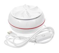 SEWACC Mini Washing Machine, Portable Washer Machine, USB Washing Machine, Smart Washer Portable, ABS White 30W for Home and Travel, Underwear and Socks