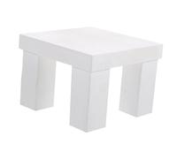 SEWACC Mini Wooden Stool Photography Prop Compact Rustic Stand for Newborns and Multi Purpose Decorative Bench for Photoshoots and Home Display Portable Small Wooden Stand