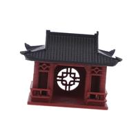 SEWACC Miniature Pavilion Figurine Asian Zen Garden Decor for Aquarium Fairy Garden with Sturdy Water-resistant Design and Traditional Architectural Detailing for Tranquil Micro Landscape
