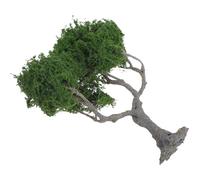 SEWACC Model Train Trees with Realistic Green Leaves for Miniature Railway and Dollhouse Plant Scenes 10cm Small Tree Sculpture for Crafting and Sand Table Models
