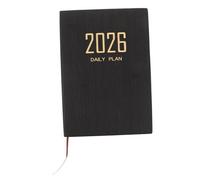 SEWACC Modern Planner with PU Leather Cover Daily Weekly Calendar Notebook for Personal and Office Management Compact Aesthetic Agenda Book for Goal Setting and Scheduling