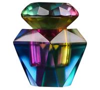 SEWACC Monomer Dish Large Capacity with Lid Glass for Nail Art Octagonal Design and Convenient to Use Stylish and Versatile Nail Dappen Dish and Liquid Monomer Storage