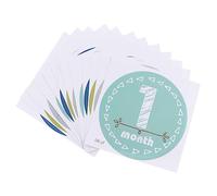 SEWACC Month Stickers for First Year Growth Easy Peel Monthly Milestone Photo Props for Scrapbook Social Media Month Shower Essentials