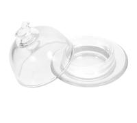 SEWACC Multi-use Glass Ink Box with Dome Lid for Calligraphy and Sumi Practice - Small Dustproof Ink Dish Suitable for Chinese and Japanese Painting, Home Art Studio Storage Organizer