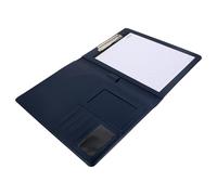 SEWACC Multifunctional PU Leather Document Folder Business Cards Holder Large Capacity Portable File Storage Organizer for Office School Travel