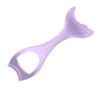SEWACC Multifunctional Silicone Eyeliner Stencil Tool Purple Eyelash Makeup Aid Mascara Shield for Precise Eye Makeup Application
