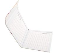 SEWACC Nail Display Book 120 Color Samples Nail Gel Color Chart for Salon Use and Gel Polish Showing