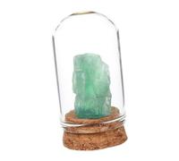 SEWACC Natural Green Fluorite Gemstone Display Polished Healing Crystal Set for Meditation Feng Shui Science Education and Geological Research