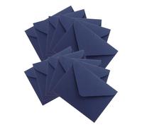 SEWACC Navy Blue Thank You Letter Envelopes 10pcs Compact Decorative Greeting Card Envelopes for Birthday, Shower, Wedding Party Supplies