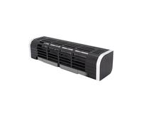 SEWACC Notebook Cooler Adjustable Cooling Radiator Rack USB Powered Laptop Fan Cooler with Holder for Rear-plug Laptops Black Aluminum Alloy ABS Dc 5v 1900-2600rpm
