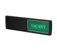 SEWACC Office Privacy Sign Magnetic Slider with Clear Occupied Vacant Indicators for Bathroom Conference Rooms and Home Office Use Magnetic Backing Black Design