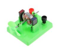 SEWACC Open Small Dc Motor Model Stem Science Lab Kit for School Physics Experiments DIY Electrical Motor Assembly for Student Learning and Electric Circuit Practice