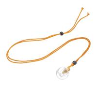 SEWACC Openable Glass Vial Pendant Necklace for Women, Teardrop | Keepsake Charm, Discreet on Go Storage, Elegant Style for Special Occasions and Night