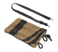 SEWACC Outdoor Tactical Waist Bag Multi-Purpose Storage Pouch in Khaki Oxford Fabric for Hiking Climbing Running Sports with Card and Key Compartments