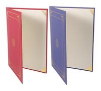 SEWACC Paper Certificate Holders Classic and Simple Design 2pcs with Protective Cover Certificate Holder Letter Sized for Graduation Season