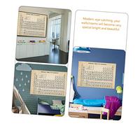 SEWACC Periodic Table Poster Laminated Chemistry Elements Chart Educational Science Wall Decor for Classroom Study Frameless Learning Aid