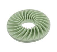 SEWACC Pet Slow Feeding Bowl for Dogs Green Chew Disc Slow Eat Puzzle Dish to Prevent Bloat Obesity and Choking Smooth Surface Interactive Feeding for Healthy Digestion