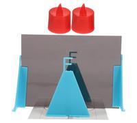 SEWACC Physics Optics Reflection Kit for School Science Experiments, Plastic Flat Mirror Teaching Aid Set for Junior High Physics Optics Learning Tools