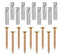 SEWACC Picture Screws 20pcs Carbon Steel Expansion Anchor Kit for Drywall Hanging Pictures and Shelves Self Drilling Anchors