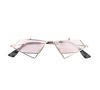 SEWACC Pink Cat Eye Metal Sunglasses for Women, Lightweight Punk Style | Retro Flip up Frame, Party Dress up Daily Wear Year, Fashion-forward Look for Friends and Family