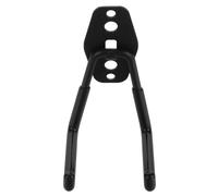 SEWACC Planting Day Wall Mounted Garden Hose Holder Hook, Black | Stainless Steel and Rubber, Patio or Garage Storage Organizer for Wires and Ropes, Wear-resistant