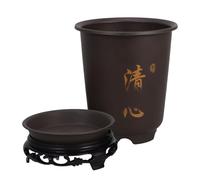 SEWACC Plastic Orchid Planting Flowerpots with Rounded Abs Material, Designed to Reduce Seedling Damage and Survival Rate, for Office and Balcony Gardening