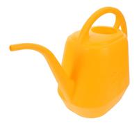 SEWACC Plastic Watering Can for Gardening with Long Spout, 1Pcs Yellow Flower Pot Watering Kettle for Indoor Outdoor Plants, Suitable for Balcony and Greenhouse Use