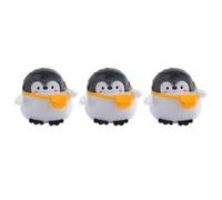 SEWACC Plush Cartoon Penguin Breakage-Resistant and Damage-Resistant White 3 Pcs Coin Purses Small Wallets Cute and Practical Coin Storage Bags for Traveling and Working