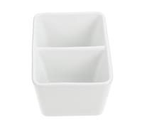 SEWACC Porcelain Brush Cleaning Container Large Ceramic Ink Dish for Artists and Calligraphy Brush Washing