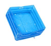SEWACC Portable Blue and Tub Foot Bath Feet Pets for Inflatable with Handle Versatile Use Stylish Design for Outdoor Camping