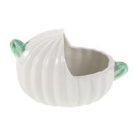 SEWACC Portable Cactus Ceramic Hamster Bath Tub - Small Animal Sand Bath Container and Hideout for Hamster Habitat Accessories, Suitable for Small Pets’ Bathing and Cage Decoration