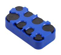 SEWACC Portable Coin Change Holder with Large Capacity and Compartmentalized Design, Pp Material Storage Box for Organizing Coins by Denomination and Country, for Car and Home Use