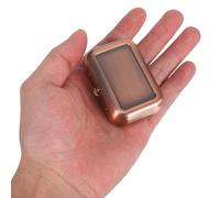 SEWACC Portable Metal Ashtray with Lid, Windproof Pocket Ashtray for Travel, Camping, Car and Home Use, Decorative Cigarette Snuffer, Compact Rectangular Design