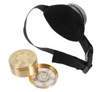 SEWACC Portable Moxibustion Tool with Hollow Copper Box and Adjustable Straps Design, Easy to Use Flannel Heat Bag for Shoulders and Abdomen, for Home Use and On-the-go Therapy